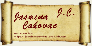 Jasmina Čakovac vizit kartica